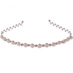 Diadeem  met parels en strass NIEUW, Ophalen of Verzenden, Nieuw, Grijs