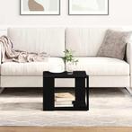 vidaXL Salontafel Zwart eiken 40 x 40 x 30 cm Bewerkt hout, Huis en Inrichting, Tafels | Salontafels, Minder dan 50 cm, Verzenden