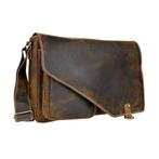 Leren Schoudertas Vintage Heren / Dames, Sieraden, Tassen en Uiterlijk, Tassen | Schoudertassen, Verzenden, Nieuw