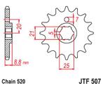 JT Sprockets voortandwiel 14 tands Kawasaki KX 250 1978-1986, Ophalen of Verzenden, Nieuw