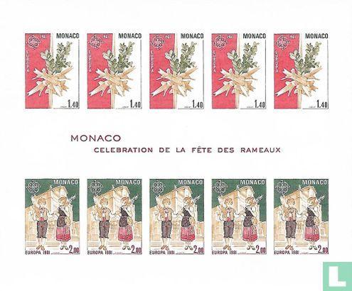 Monaco - Europa – Folklore - 1981, Postzegels en Munten, Postzegels | Europa | Overig, Postfris, Verzenden