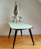 Bijzettafel - Hout, Keramiek - Twee tafels en vaas