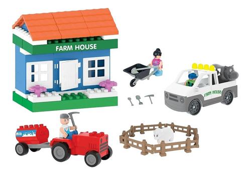Pilsan 59 stuks Boerderij Bouwblokken 03 615, Kinderen en Baby's, Speelgoed | Babyspeelgoed, Nieuw, Verzenden