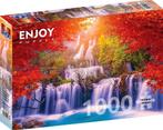 Thee Lor Su Waterfall in Autumn, Thailand Puzzel (1000, Hobby en Vrije tijd, Verzenden, Nieuw
