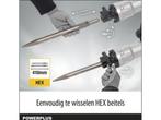 Powerplus POWX11861 Breekhamer - 1700W - 60 joule - SDS Hex, Verzenden, Zo goed als nieuw