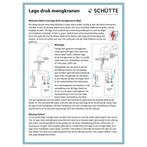 Wastafel Mengkraan Schutte Magna Chroom Lage Druk, Doe-het-zelf en Verbouw, Ophalen of Verzenden, Nieuw