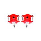 Power Stop 78-85 Avanti II Front Red Calipers w/o Brackets -, Auto-onderdelen, Remmen en Aandrijving, Ophalen of Verzenden, Nieuw