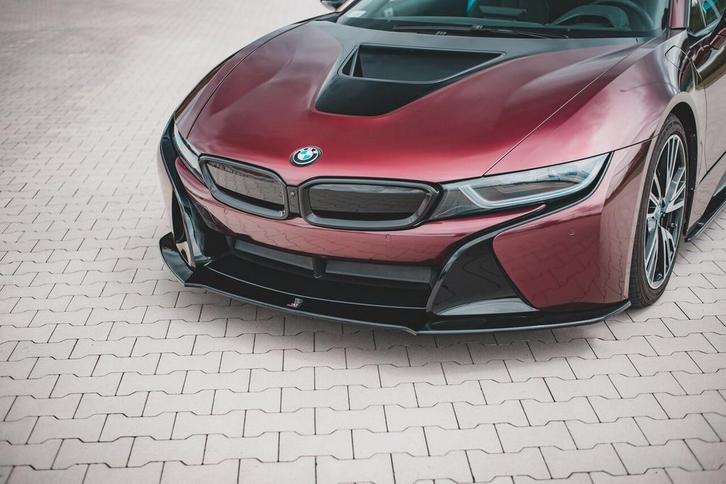 Maxton Design Splitter Voorkant Glanzend Zwart BMW I8 B3690, Auto-onderdelen, Carrosserie en Plaatwerk, Nieuw, BMW, Voor