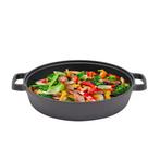 Gietijzeren Koekenpan 25cm Dubbele Handgrepen Inductie Pan, Huis en Inrichting, Keuken | Potten en Pannen, Verzenden, Nieuw