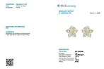 Oorstekers - 14 karaat Geel goud - 1.38ct. tw. Olivijn -