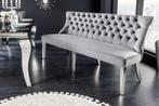 Design bank CASTLE DELUXE 165cm grijs fluweel leeuwenkop, Huis en Inrichting, Banken | Bankstellen, Ophalen of Verzenden, Nieuw