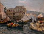 Francesco Di Marino (1892-1954) - Marina di Napoli, Antiek en Kunst, Kunst | Schilderijen | Klassiek