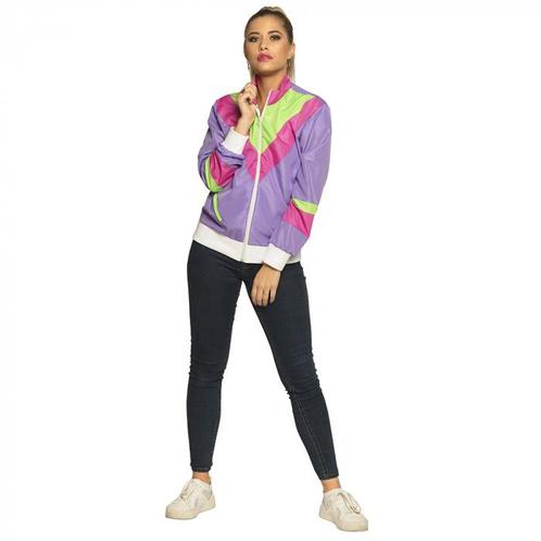 Fout Trainingsjasje Retro Dames Paars, Kleding | Dames, Carnavalskleding en Feestkleding, Nieuw, Ophalen of Verzenden