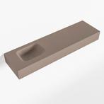 MONDIAZ LEX Smoke vrijhangende solid surface wastafel 110cm., Ophalen of Verzenden, Nieuw, Overige typen
