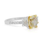 Ring - 18 karaat Witgoud, Geel goud - 2.35ct. tw. Geel, Nieuw