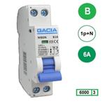Gacia installatieautomaat 1P+N B6 6KA - M80N-B06, Ophalen of Verzenden, Nieuw