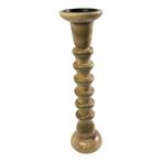 Kandelaar mango hout ringen 40cm, Verzenden, Nieuw
