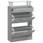Schoenenkast 63cm - Grijs Eiken - Tweedekansje - OP = OP!, Ophalen of Verzenden, Nieuw, Modern