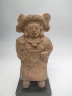 Pre-Columbiaans. Mayas Kerkdoosje van keramiek Met Spaanse