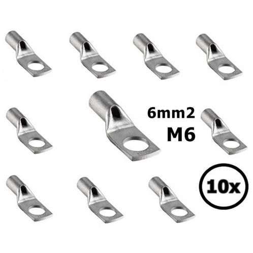 Eland Cables 6 mm2 kabelschoen M6 - Enkel  (10x set), Doe-het-zelf en Verbouw, Zonnepanelen en Toebehoren, Nieuw, Verzenden