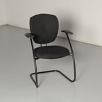 Grammer vergaderstoel, zwart, sledeframe, Ophalen of Verzenden, Nieuw