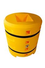 Column Sentry kunststof kolombeschermer - Geel -, Verzenden