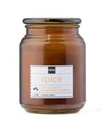 HEMA Geurkaars in glazen pot spice van €9.99 voor €6 sale, Huis en Inrichting, Verzenden, Nieuw