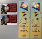 Malta. 2 Euro 2020 Skorba Temples + Games (4 Pièces)