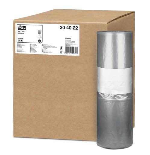 Tork afvalzak 20 liter transparant B2 - 10 x 100 stuks, Huis en Inrichting, Schoonmaakartikelen, Verzenden