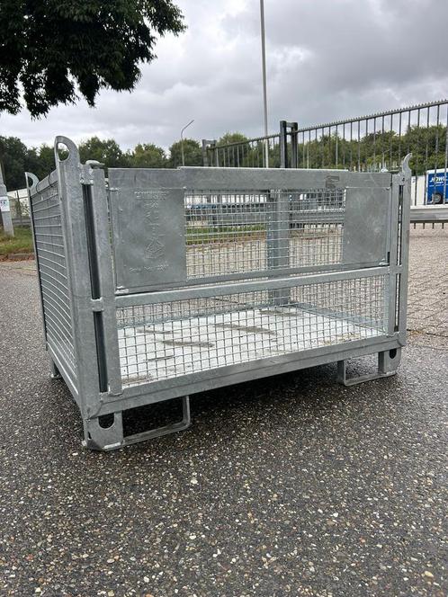 Gaascontainer, Inklapbaar, Gitterbox, Gaasbak, Container,, Doe-het-zelf en Verbouw, Kratten en Dozen, 100 cm of meer, Gebruikt