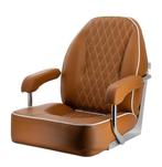 Vetus stuurstoel Master, skai oranje bruin (cognac),, Ophalen of Verzenden, Nieuw, Interieur en Kussens