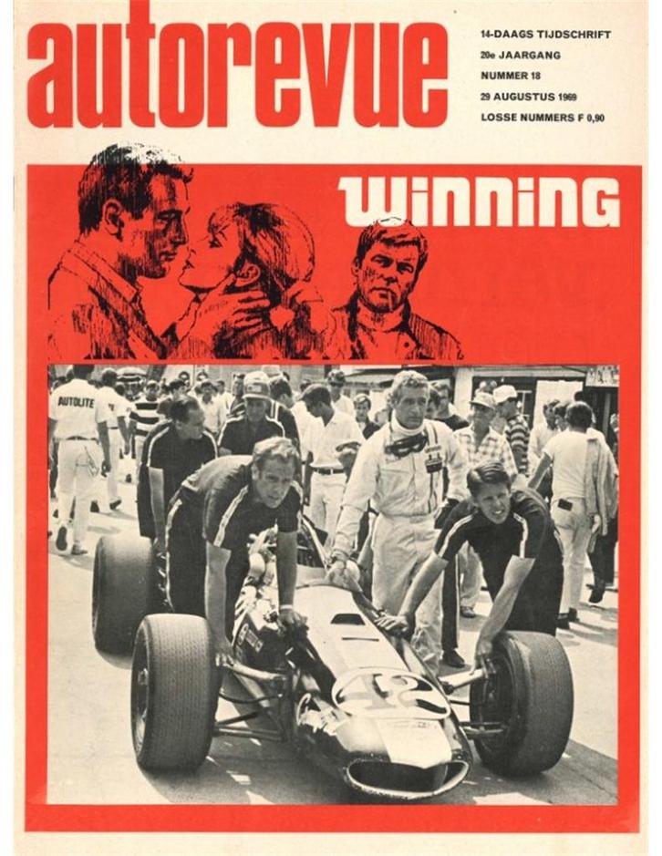 1969 AUTO REVUE MAGAZINE 18 NEDERLANDS, Boeken, Auto's | Folders en Tijdschriften
