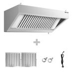GGM Gastro | Wandafzuigkap - 1200mm - met filter & lamp |, Wandschouwkap, Verzenden, Nieuw, Inbouw