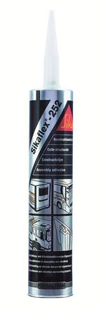 Sika Industrie Sikaflex 252 300 ml, zwart, patroon, Doe-het-zelf en Verbouw, Isolatie en Afdichting, Verzenden, Nieuw