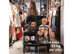 Deryan Luxe Rolo X2 Dubbele Buggy - Duo Buggy - Zwart, Verzenden, Zo goed als nieuw