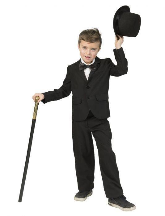 Colbert Zwart Kind, Kleding | Heren, Carnavalskleding en Feestkleding, Nieuw, Ophalen of Verzenden