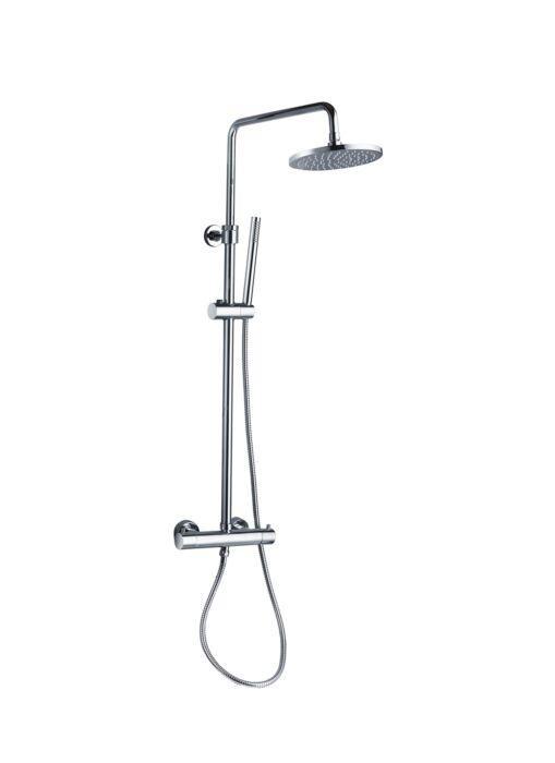 Sani Royal Opbouw Regendouche met Thermostaatkraan Chroom, Doe-het-zelf en Verbouw, Sanitair