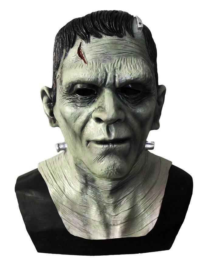 Frankenstein masker Deluxe, Hobby en Vrije tijd, Feestartikelen, Nieuw, Verzenden
