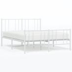 Wit Bedframe 140x190 | Retourdeal | 68% Korting, Huis en Inrichting, Slaapkamer | Bedden, Nieuw, Twijfelaar, Metaal, Klassiek