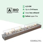 Xaralyn Bio-ethanol brander XXL Geborsteld RVS, Verzenden, Nieuw, Elektrische haard