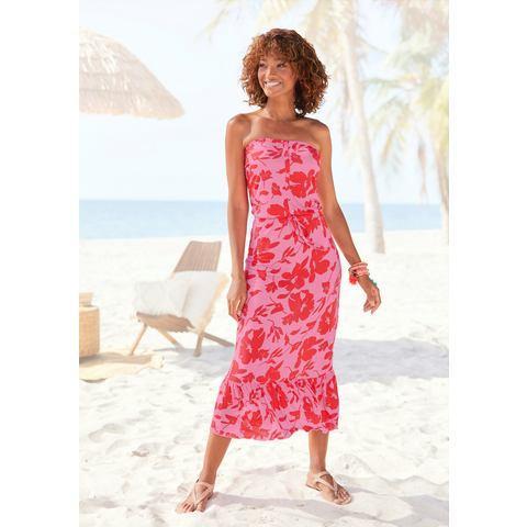 Lascana Midi-jurk, Kleding | Dames, Jurken, Nieuw, Verzenden