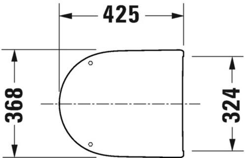 Duravit Toiletbril van €215.00 voor €108.64, Doe-het-zelf en Verbouw, Sanitair, Toilet, Nieuw, Ophalen of Verzenden
