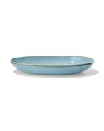 HEMA Ovale schaal 30cm Porto reactief glazuur blauw, Verzenden, Nieuw