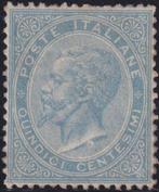 Koninkrijk Italië 1863 - DLR 15 c. licht hemelsblauw Sass, Gestempeld
