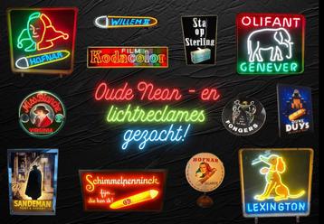 GEZOCHT: Oude Neon en Lichtreclames beschikbaar voor biedingen