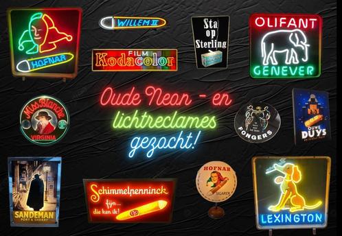 GEZOCHT: Oude Neon en Lichtreclames, Verzamelen, Merken en Reclamevoorwerpen, Lichtbak of (neon) lamp, Zo goed als nieuw