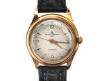 18k roségouden Baume en Mercier Bidynator horloge ±1950, Sieraden, Tassen en Uiterlijk, Horloges | Antiek