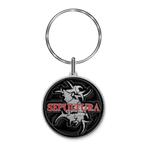 Sepultura Logo & Tribal S - Sleutelhanger off. merchandise, Verzamelen, Ophalen of Verzenden, Nieuw, Gebruiksvoorwerp