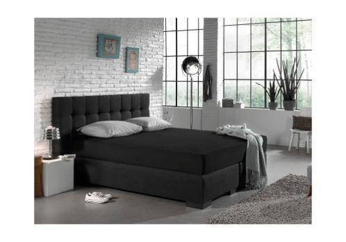 Dreamhouse Enkel Jersey 135 gr. Hoeslaken Zwart, Huis en Inrichting, Slaapkamer | Beddengoed