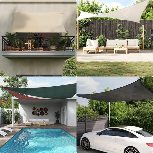 vidaXL Zonnezeil 160 g/m² driehoekig 3,6x3,6x3,6 m HDPE, Tuin en Terras, Zonneschermen, Nieuw, Verzenden